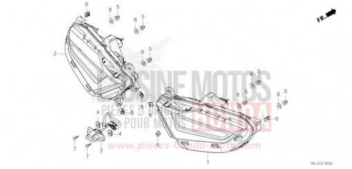 FEUX COMBINES ARRIERE GL1800DAT de 2026